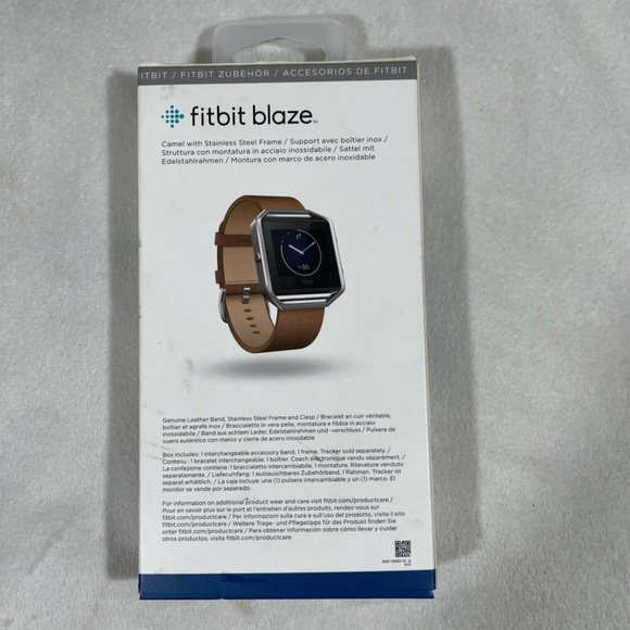 NIB $100 FITBIT [ Size Small ] Blaze Leather Smart‎ BAND ONLY in Carmel - Picture 4 of 12